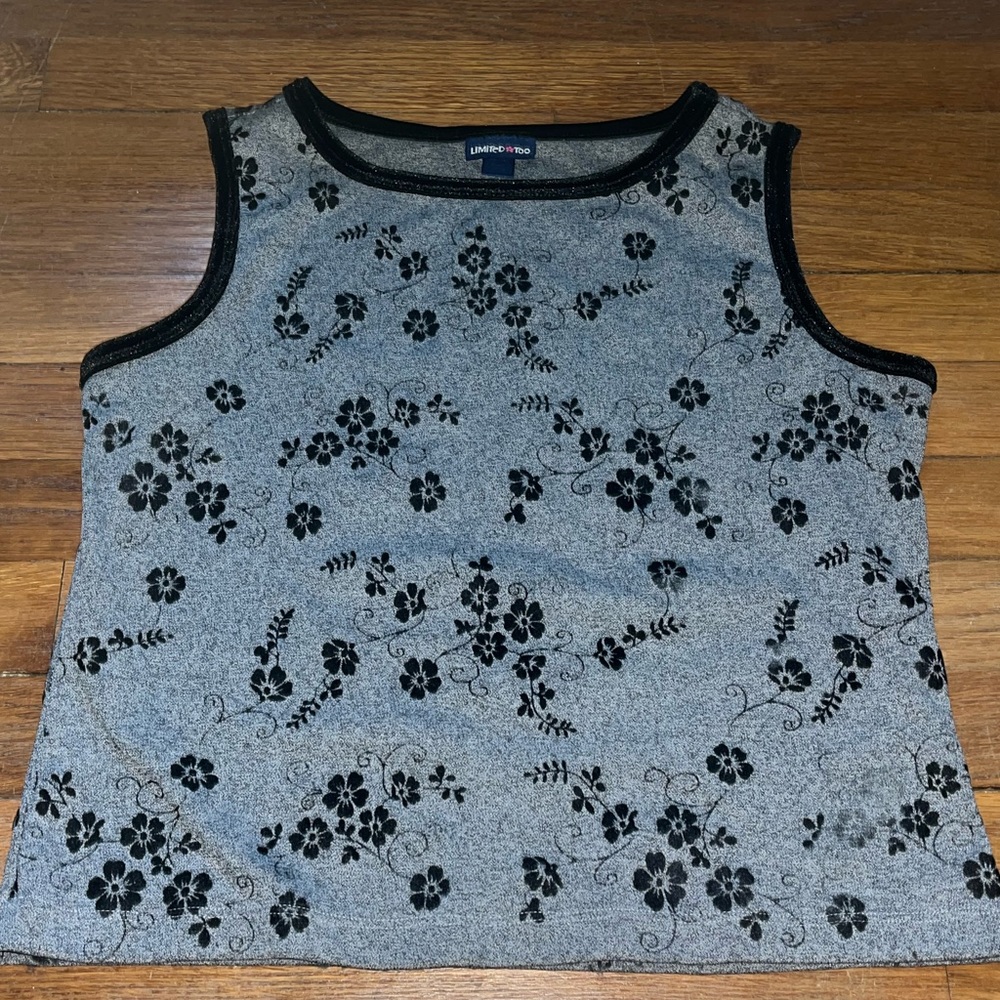 limited too floral tank